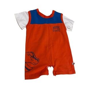 Orange and Blue Kids Romper